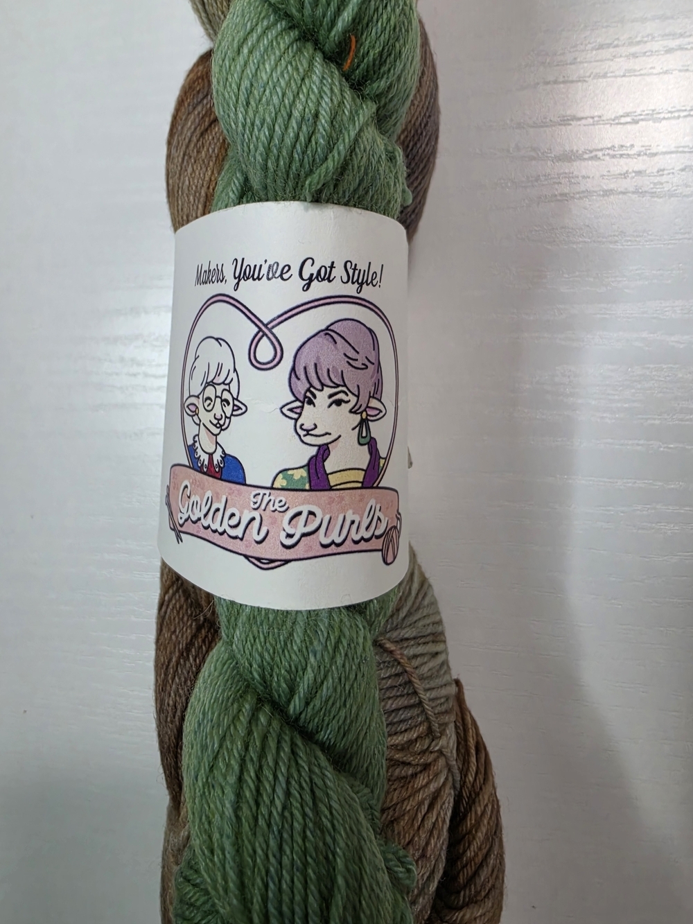 The Golden Purls Green & Brown | Sock Set | Knitting